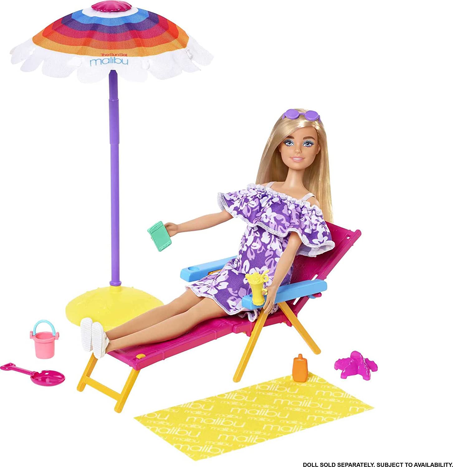 Detail Barbie Beach Umbrella Nomer 2
