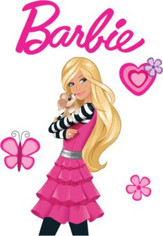 Detail Barbie Birthday Clipart Nomer 29