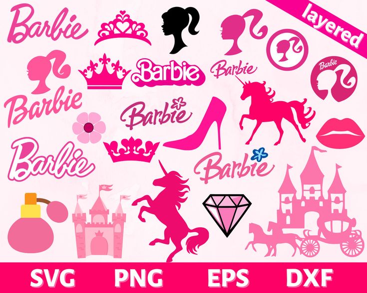 Detail Barbie Birthday Clipart Nomer 33