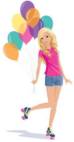 Detail Barbie Birthday Clipart Nomer 6