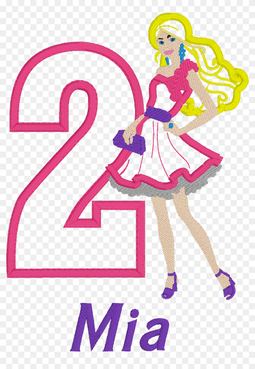 Detail Barbie Birthday Clipart Nomer 50