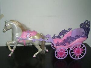 Detail Barbie Carriage With Horse Nomer 15