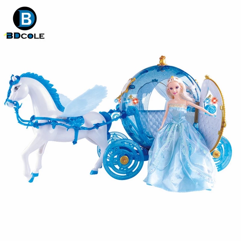 Detail Barbie Carriage With Horse Nomer 33