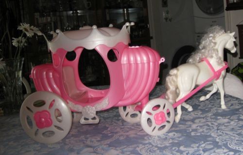 Detail Barbie Cinderella Carriage And Horse Nomer 15