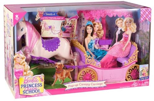 Detail Barbie Cinderella Carriage And Horse Nomer 23