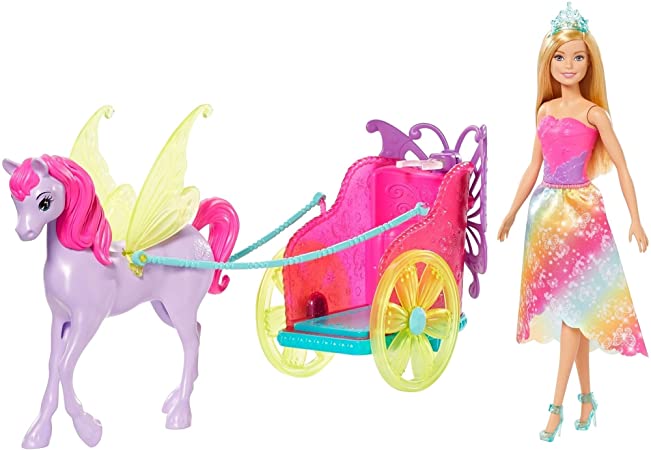 Detail Barbie Cinderella Carriage And Horse Nomer 35
