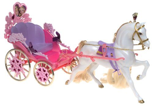 Detail Barbie Cinderella Carriage And Horse Nomer 36