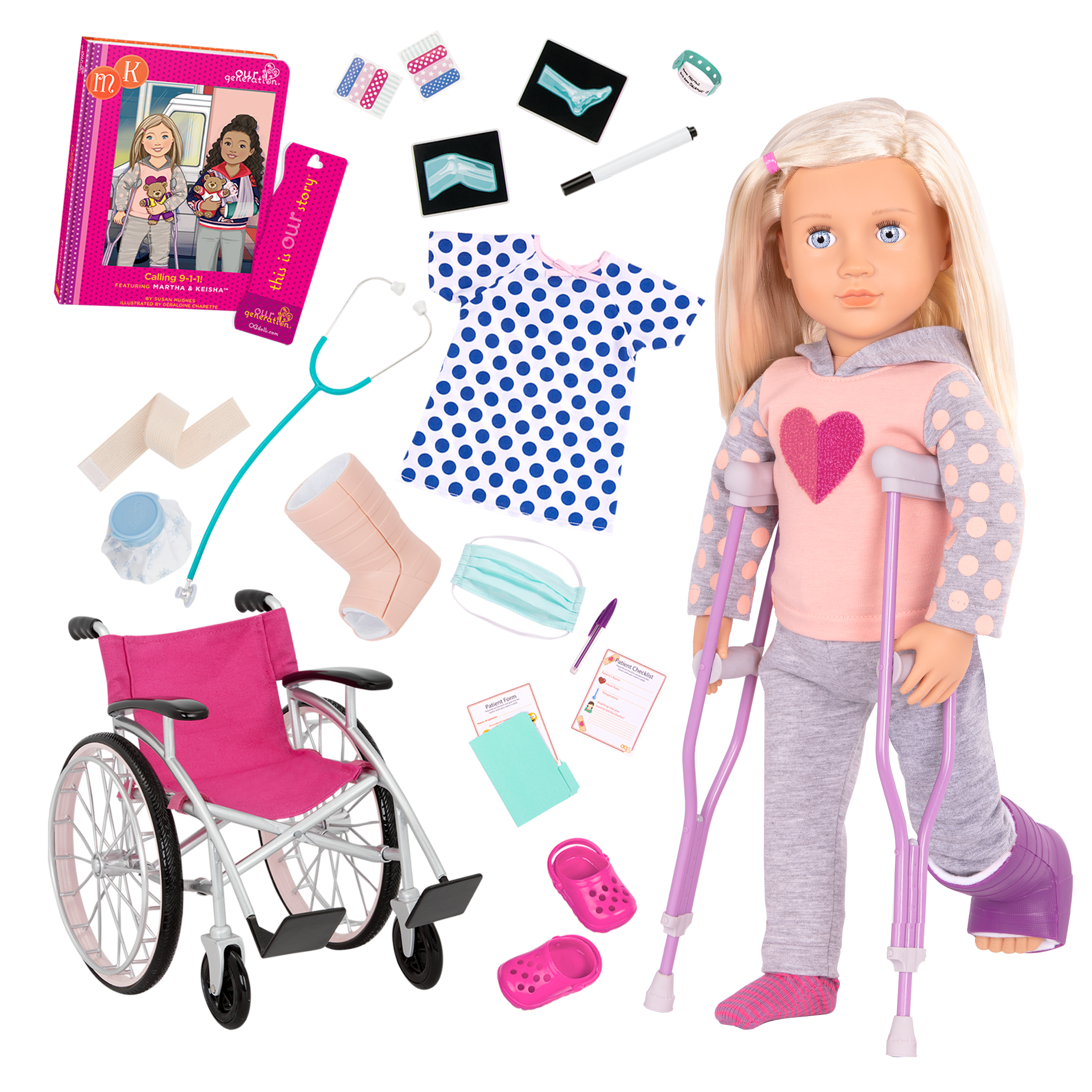 Detail Barbie Crutches And Wheelchair Nomer 22