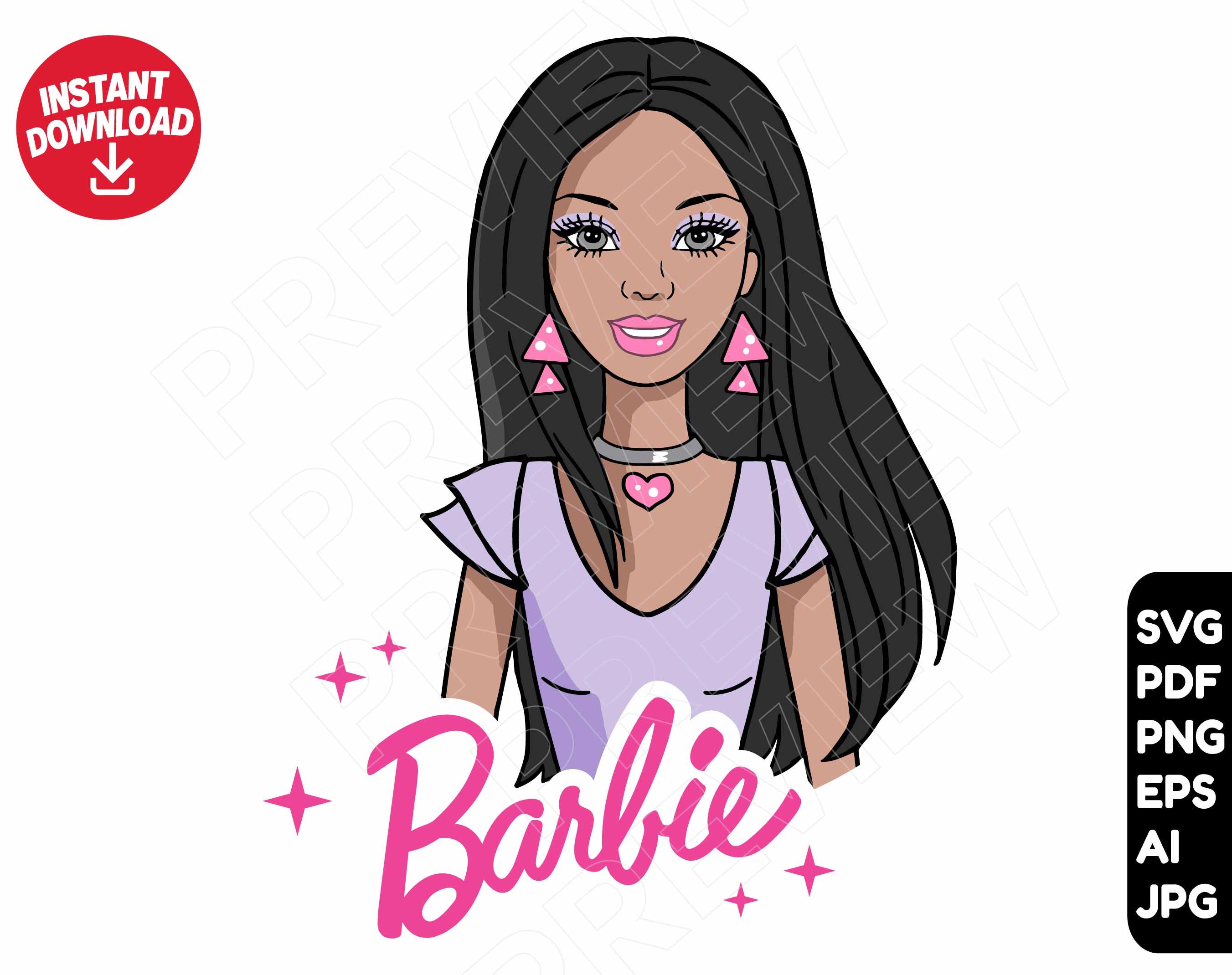 Detail Barbie Doll Clipart Nomer 20