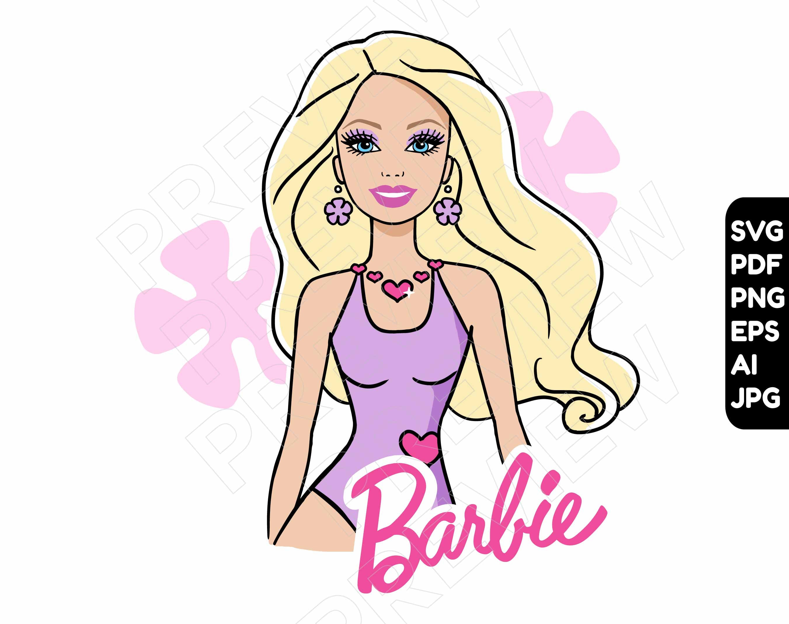 Detail Barbie Doll Clipart Nomer 7