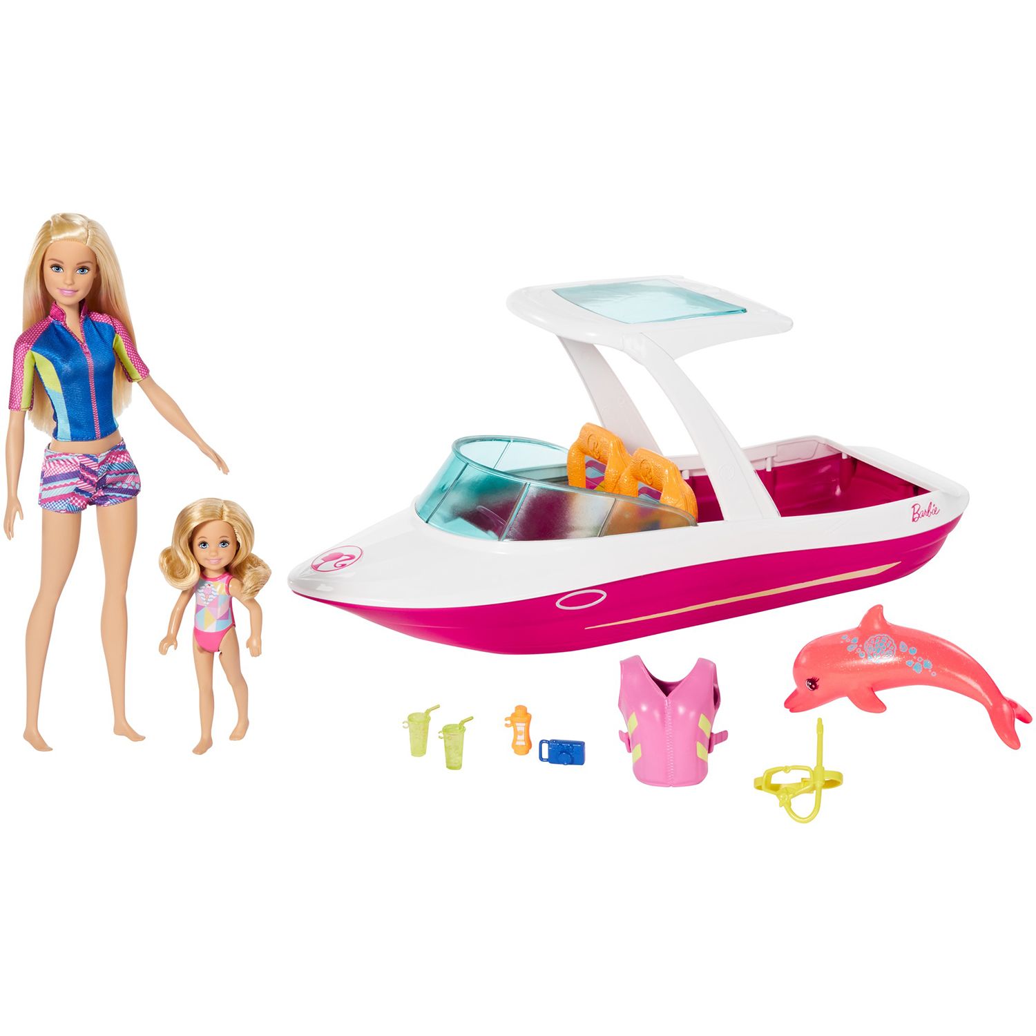 Detail Barbie Dolphin Magic Ocean View Boat Nomer 4