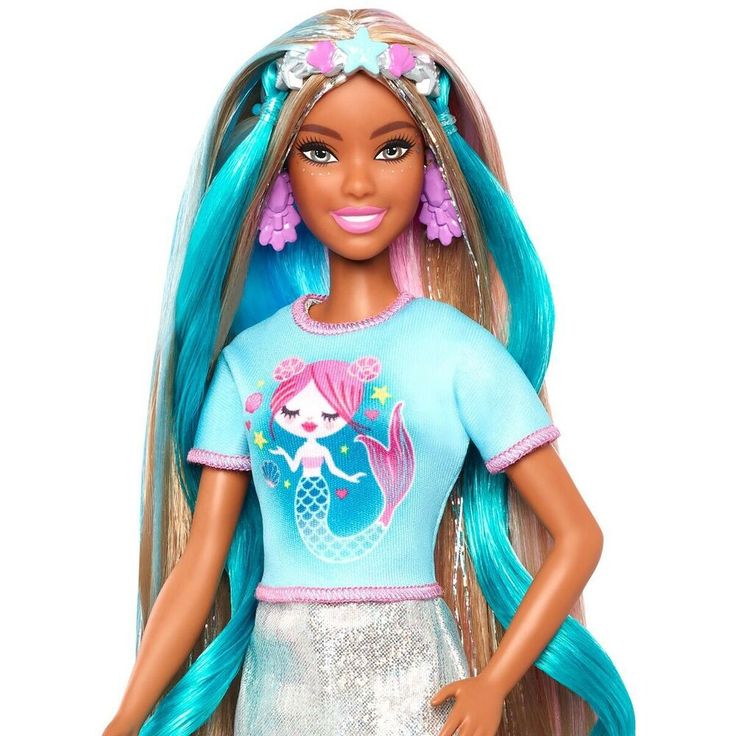 Detail Barbie Fantasy Hair Doll With Mermaid And Unicorn Looks Nomer 24