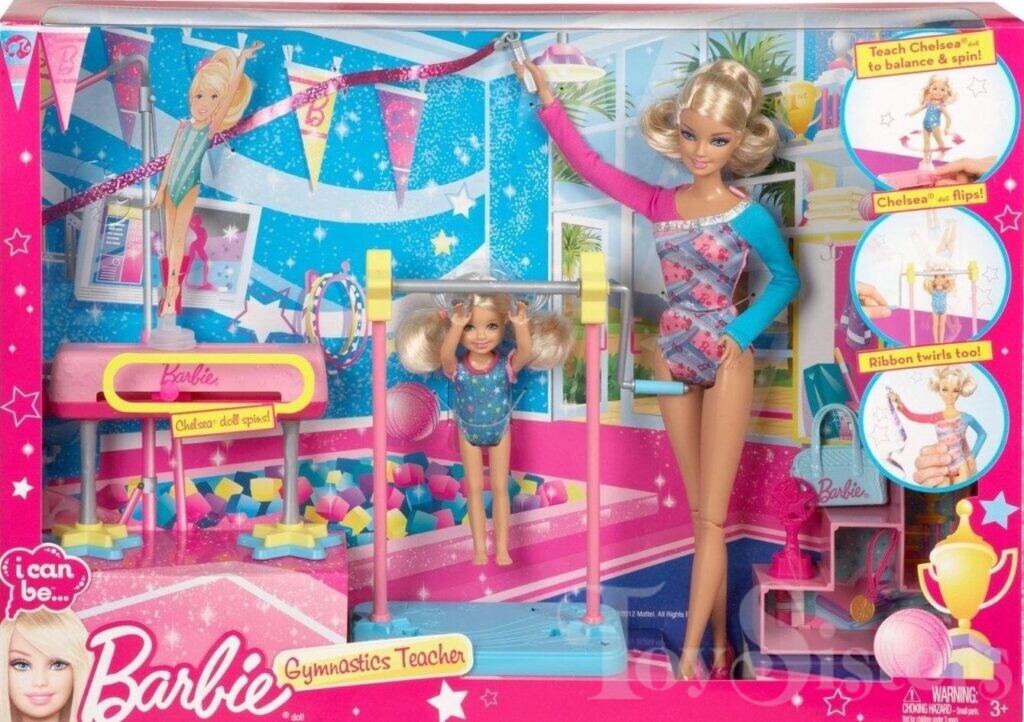 Detail Barbie I Can Be Gymnastics Teacher Doll Playset Nomer 37