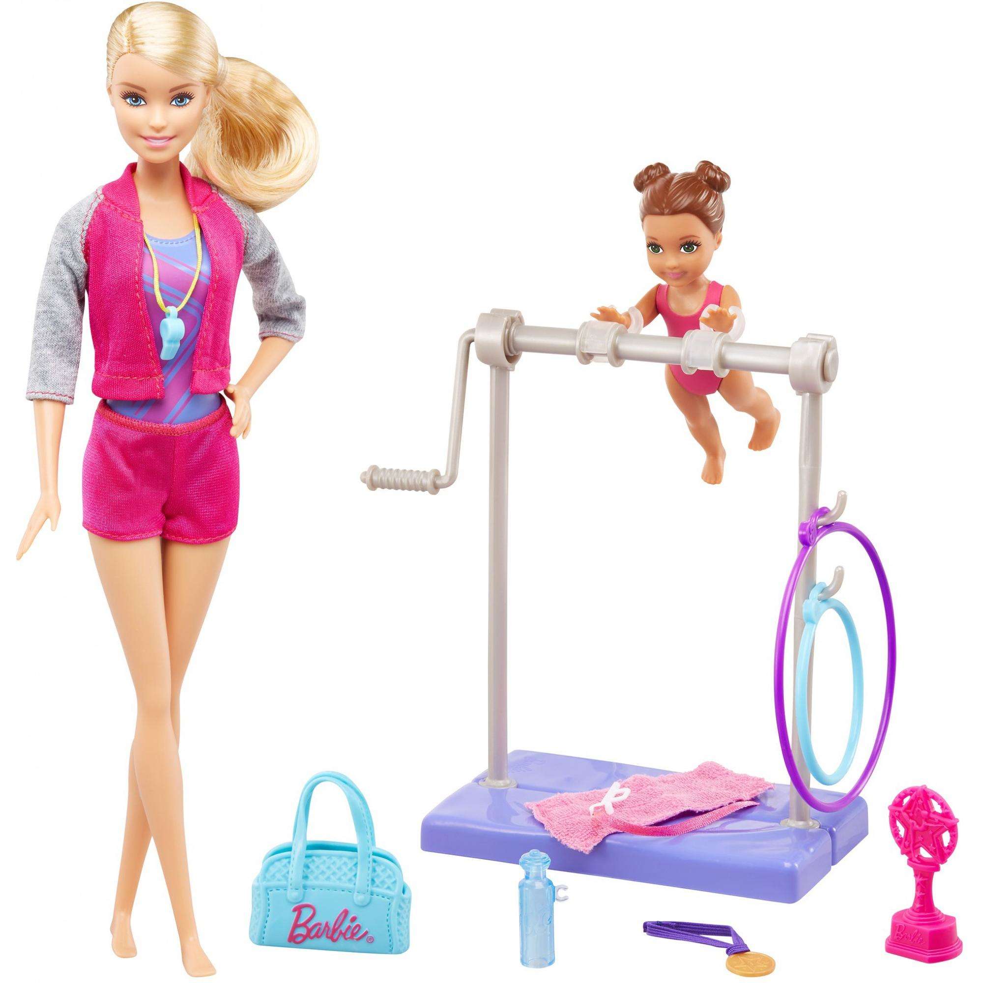 Detail Barbie I Can Be Gymnastics Teacher Doll Playset Nomer 10
