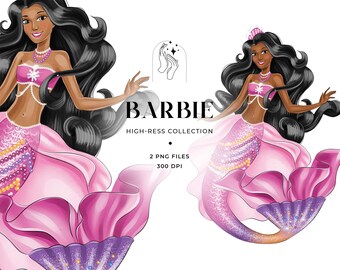 Detail Barbie Mermaid Clipart Nomer 52