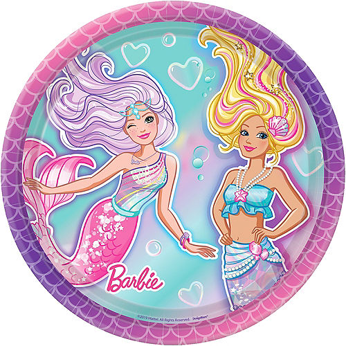 Detail Barbie Mermaid Plates Nomer 3
