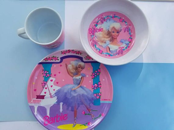 Detail Barbie Mermaid Plates Nomer 51