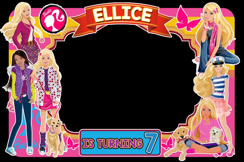 Detail Barbie Photo Booth Frame Nomer 46