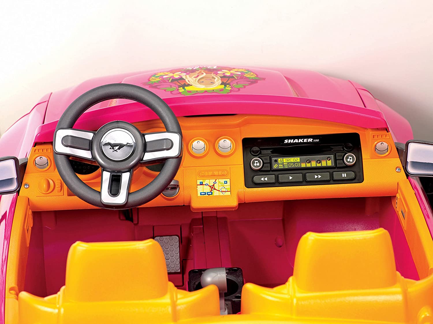 Detail Barbie Power Wheels Mustang Nomer 8