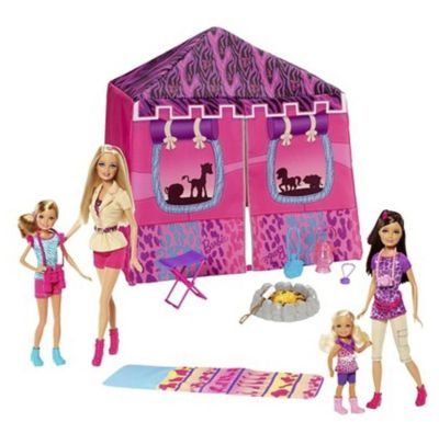 Detail Barbie Safari Tent Nomer 2