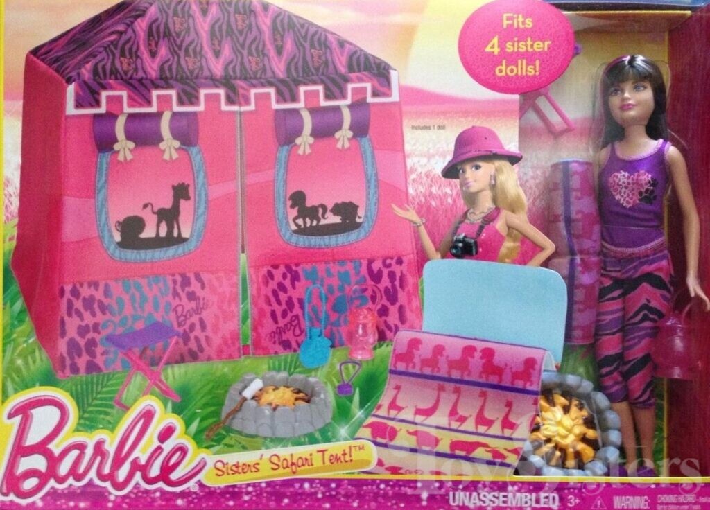 Detail Barbie Safari Tent Nomer 10