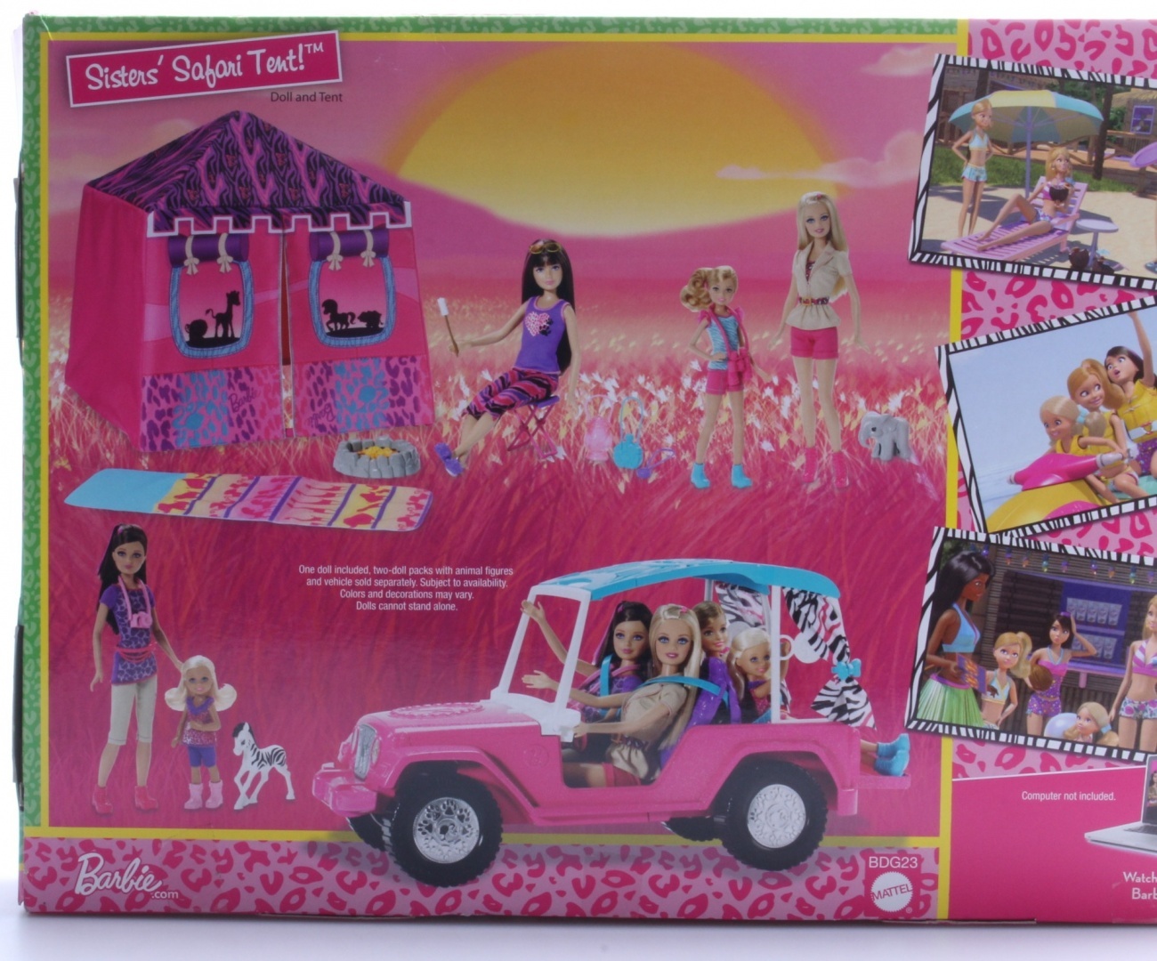Detail Barbie Safari Tent And Doll Nomer 19