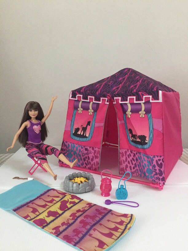 Detail Barbie Safari Tent And Doll Nomer 34