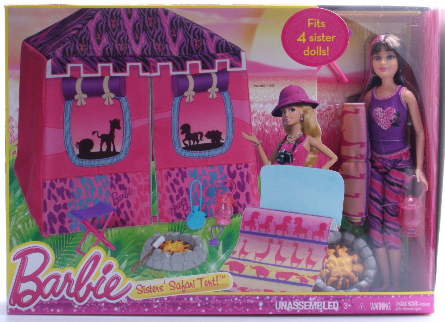 Detail Barbie Safari Tent And Doll Nomer 9