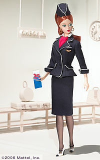 Detail Barbie Stewardess Nomer 3