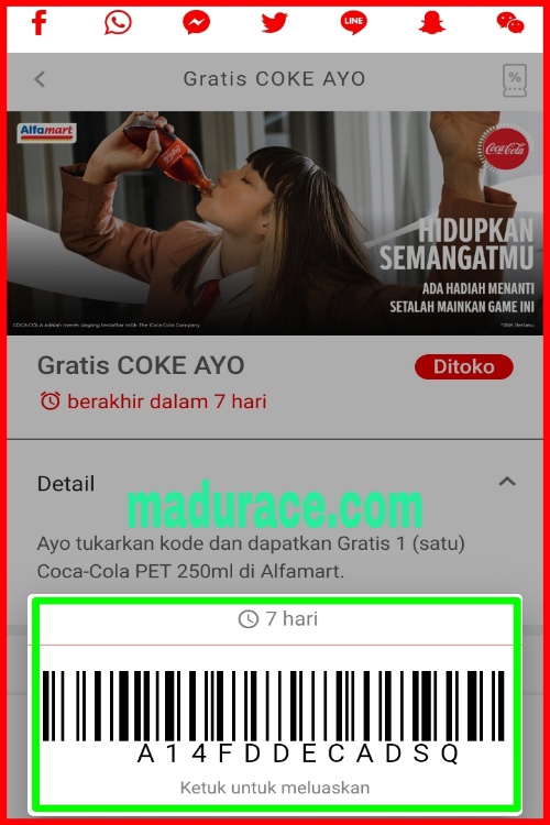 Detail Barcode Coca Cola Gratis Nomer 5