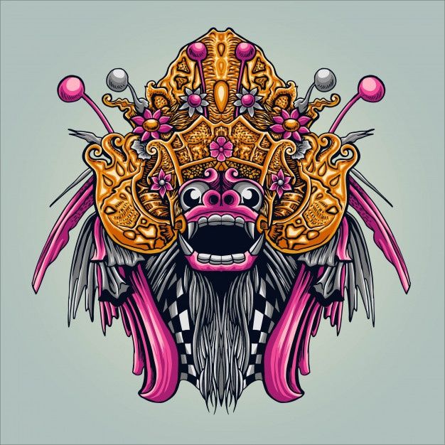 Detail Barong Bali Art Nomer 2