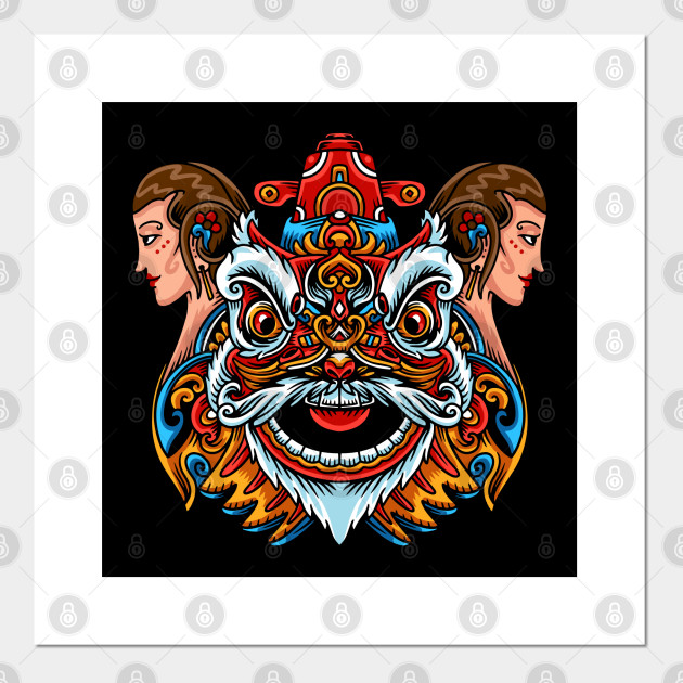 Detail Barong Bali Art Nomer 23