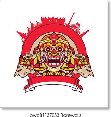 Detail Barong Bali Art Nomer 26