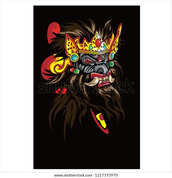 Detail Barongan Jaranan Vector Nomer 18