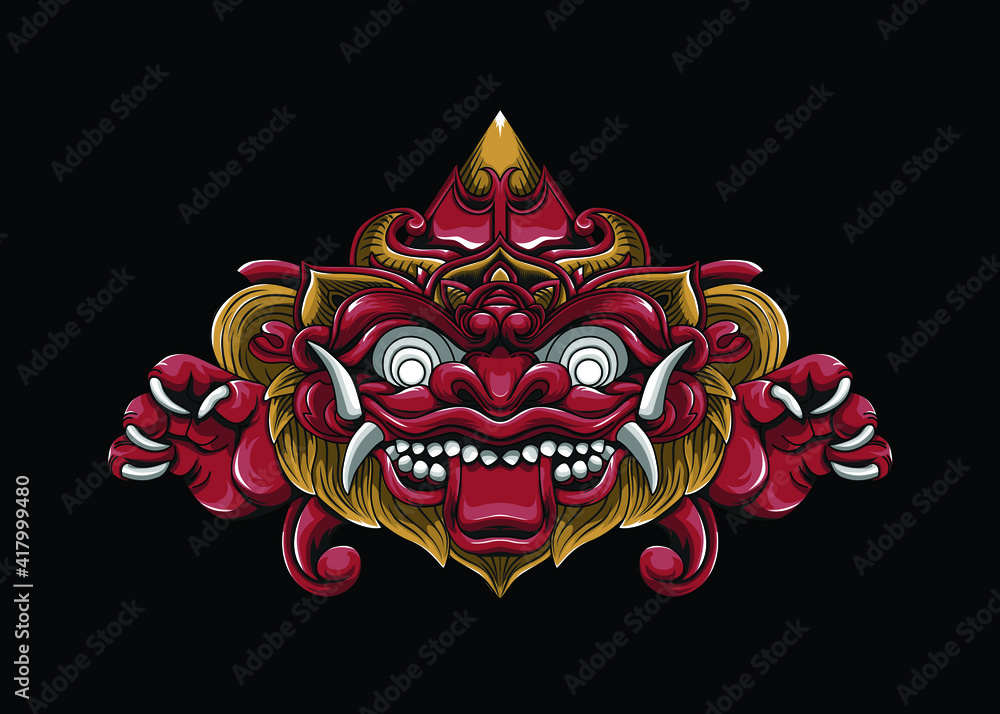 Detail Barongan Jaranan Vector Nomer 24