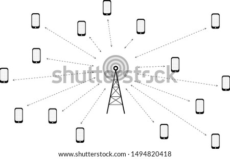 Detail Base Transceiver Station Icon Nomer 45