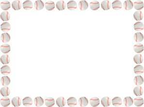 Detail Baseball Border Clipart Free Nomer 9