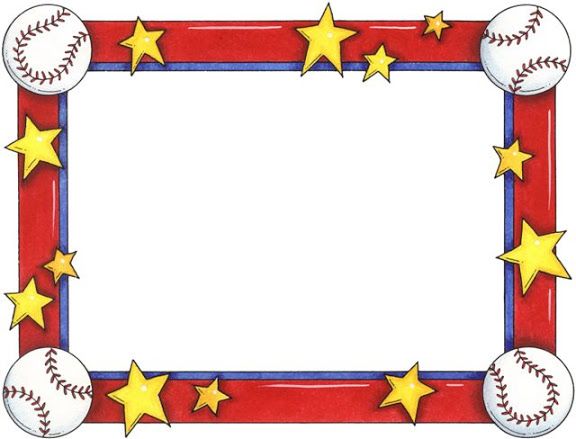 Detail Baseball Border Clipart Free Nomer 14