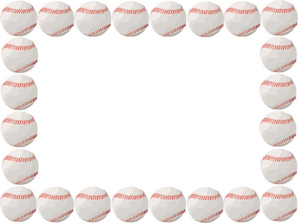 Detail Baseball Border Clipart Free Nomer 2