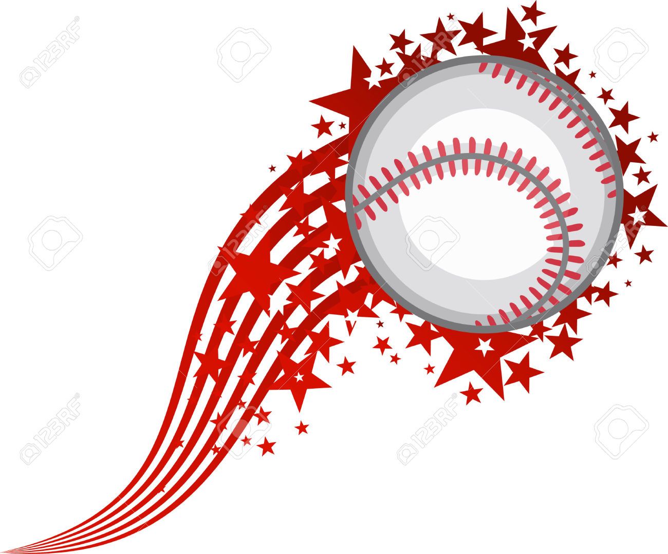 Detail Baseball Flying Clipart Nomer 21