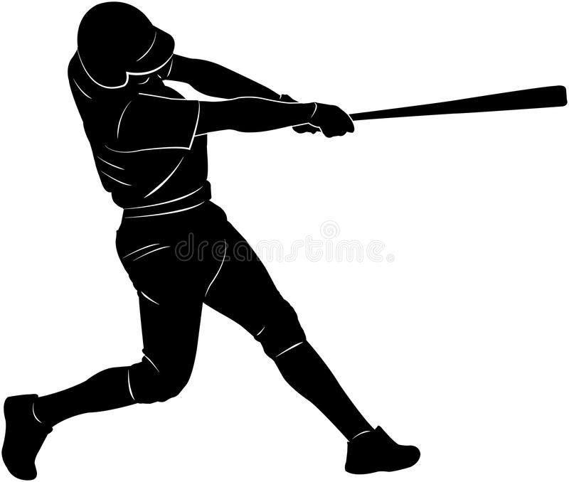 Detail Baseball Player Silhouette Clipart Nomer 13