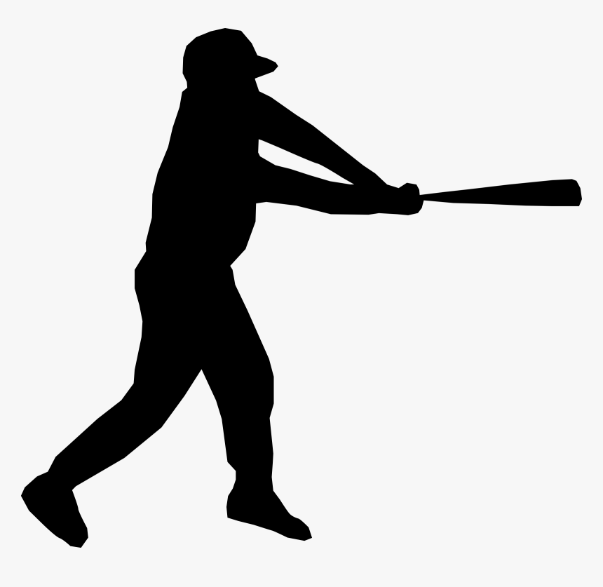 Detail Baseball Player Silhouette Clipart Nomer 16