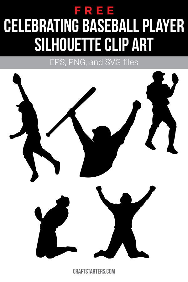 Detail Baseball Player Silhouette Clipart Nomer 44