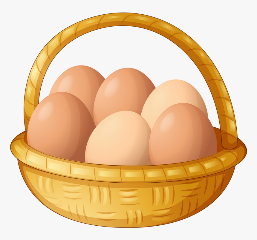 Basket Of Eggs Clipart - KibrisPDR