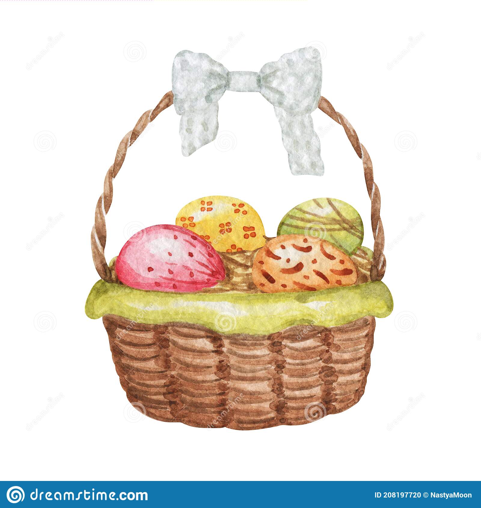 Detail Basket Of Eggs Clipart Nomer 49