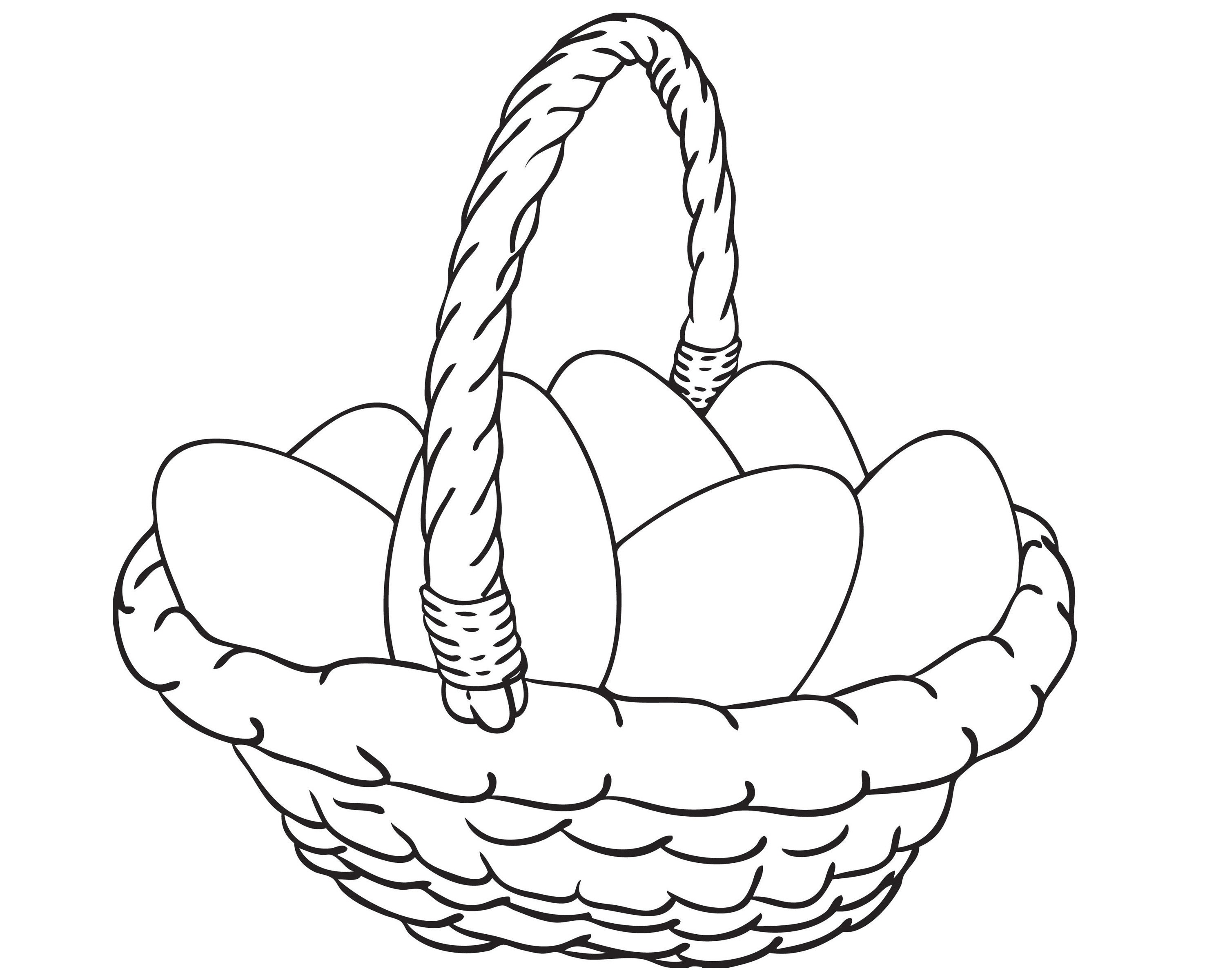 Detail Basket Of Eggs Clipart Nomer 54