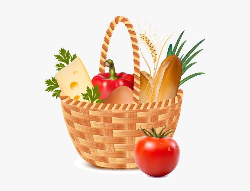Detail Basket Of Vegetables Clipart Nomer 18