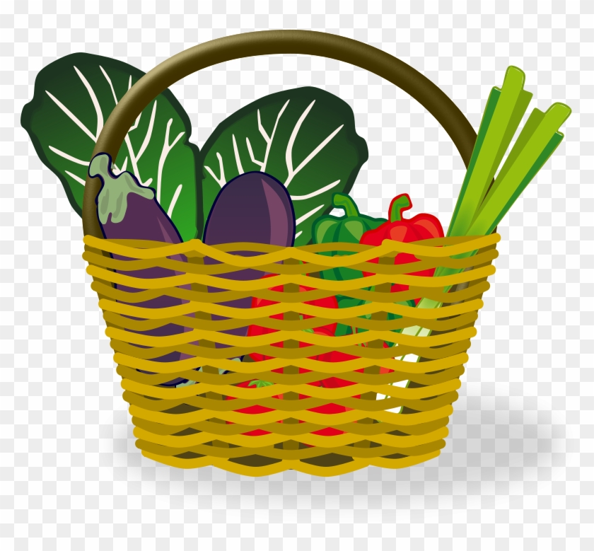 Detail Basket Of Vegetables Clipart Nomer 33