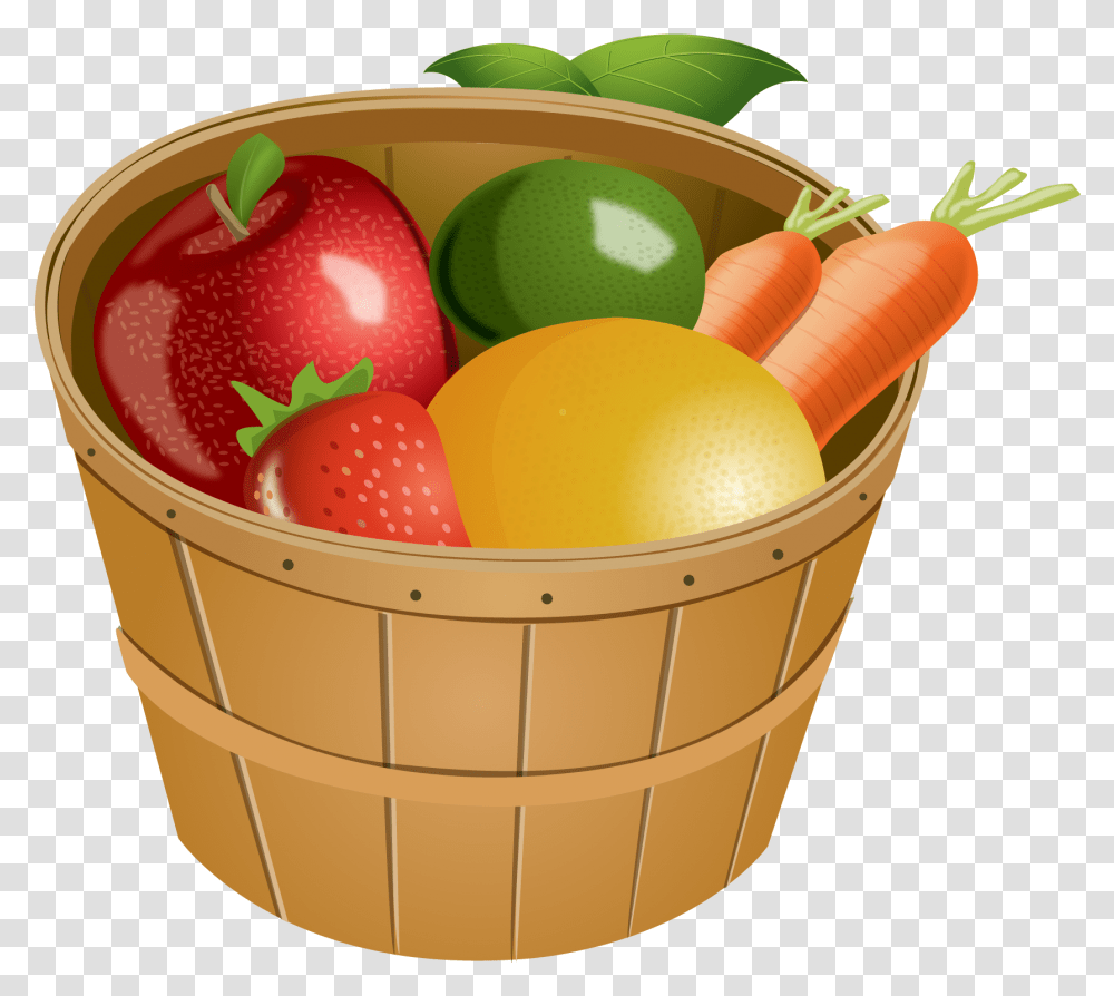 Detail Basket Of Vegetables Clipart Nomer 46