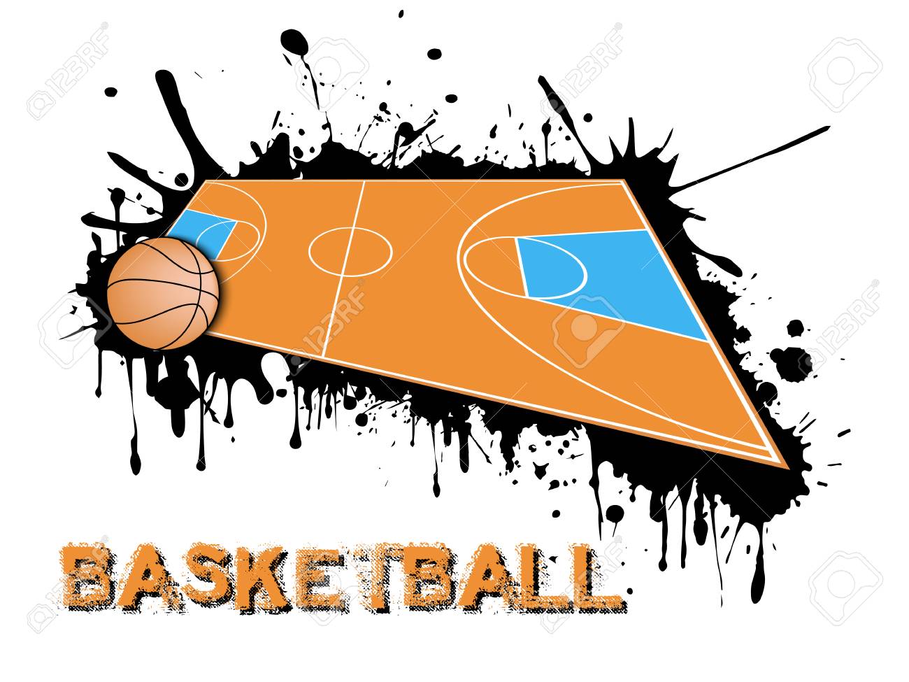 Detail Basketball Background Clipart Nomer 36